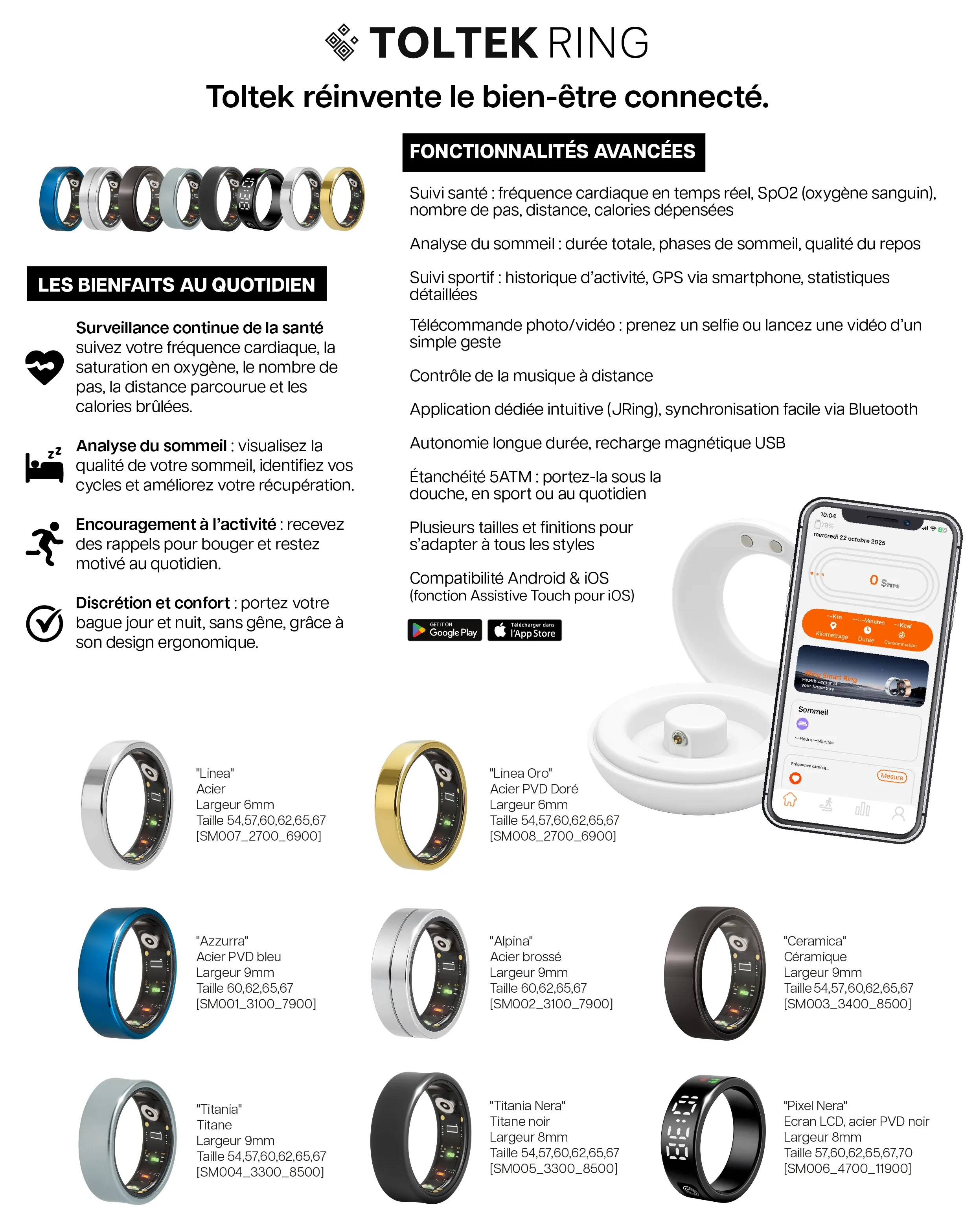 Bague Connectée Toltek Ring Alpina