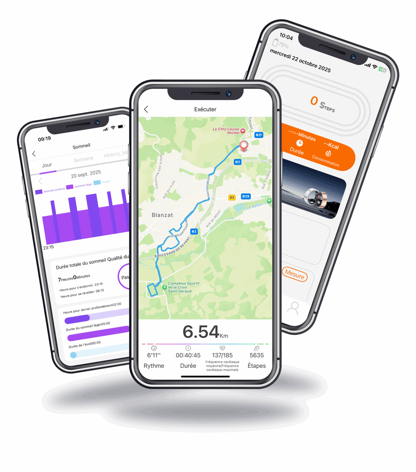 Application JRING sur smartphone